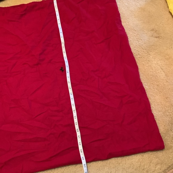 NWOT Ferrari Red Drawstring Dust Bag - Picture 6 of 6